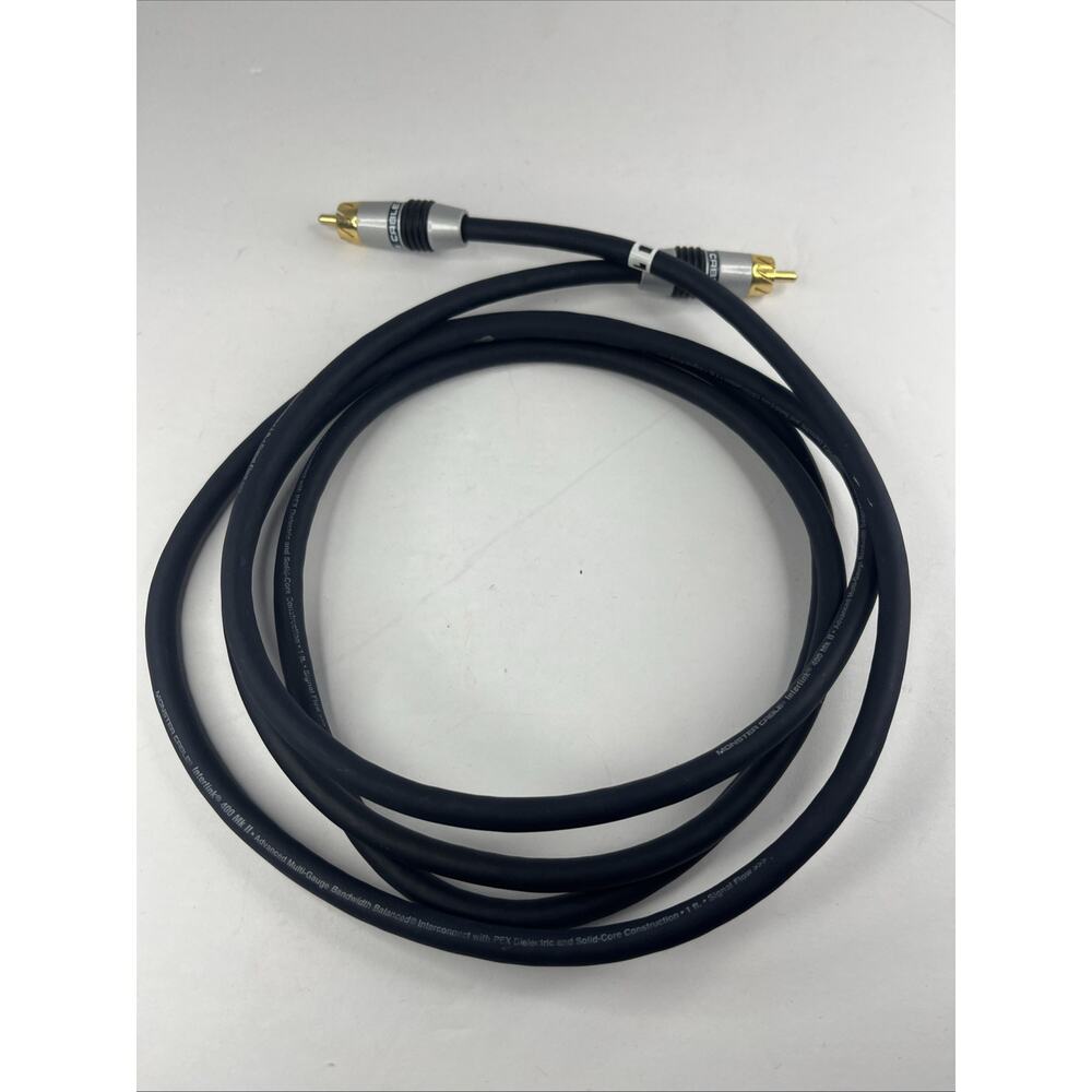 Monster Cable Interlink 400MKII Audio Interconnect RCA Cable 6' Blue